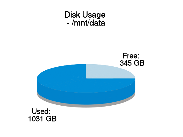 pie chart example disk usage